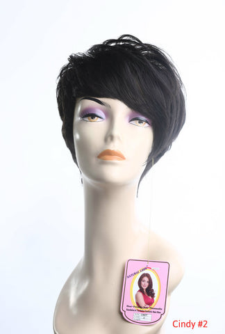 Cheap layered short pixie wig