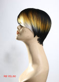 Cheap layered short ombre wig