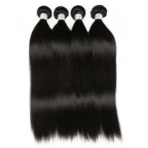 jet black quality brazilian virgin remy human hair straight