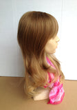 High quality synthetic wig natural wavy blonde