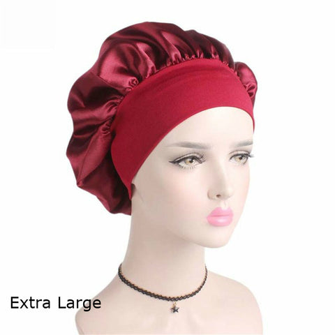 Extra Large Satin Bonnet Night/Sleep Cap