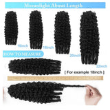 20" Burmese Curls Crotchet Braiding Premium Virgin Human Hair