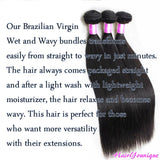Real virgin human hair bundle weave