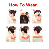Step by step how to wear a hair piece