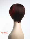 Cheap wig ombre with side bang