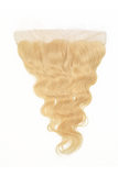Lace frontal HD 12" 14" 16" 18" 20" - Blonde #613 Bodywave (ear to ear 13" x 4")