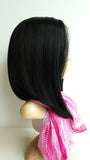 Lace front wig synthetic bob layered