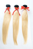 Premium Virgin Hair Ombre Natural Color to Blonde Straight Bundles (T1B/613) 12"-20"