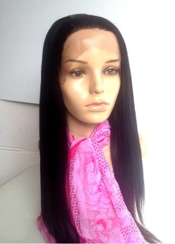 Dark brown stylish lace front