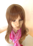 Wavy ombre wig high quality synthetic hair