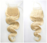 Premium Virgin Hair Bleach Blonde Wefts Bundles (#613) 12"-24" Set (3-4 BUNDLES)