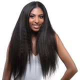 20" Premium Virgin Hair Tape Ins Kinky Straight Yaky Wave Natural Color