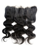 13"x6" HD Lace frontal 12" 14" 16" 18" 20" Straight Body Deep Wave Premium Virgin Hair