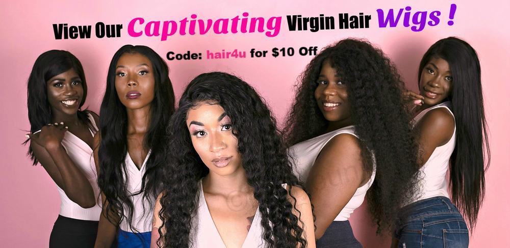 Virgin Human Hair Remy Extensions Bundles Weaves Wigs Closure Frontal Clip/Tape in/Topper